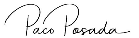 Paco Posada Oscuro Firma 450 x 125